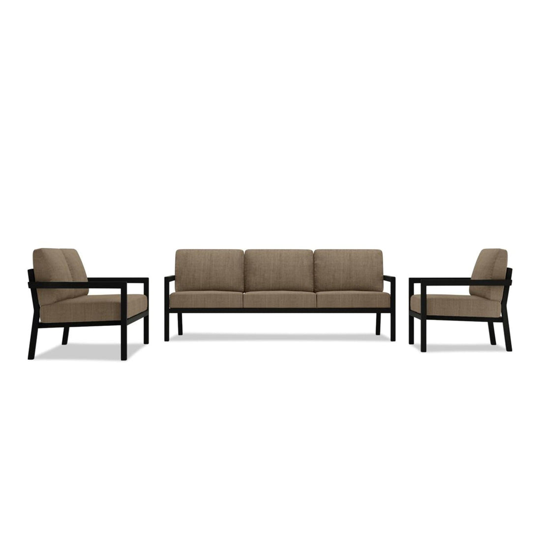 Pacifica 3 Piece Loveseat Set