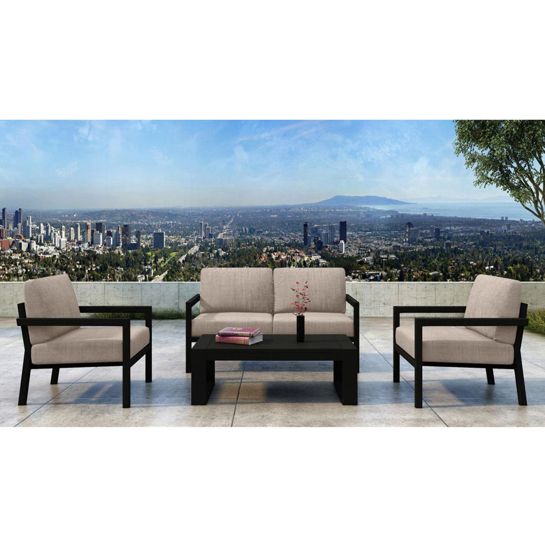 Pacifica 4 Piece Sofa Set