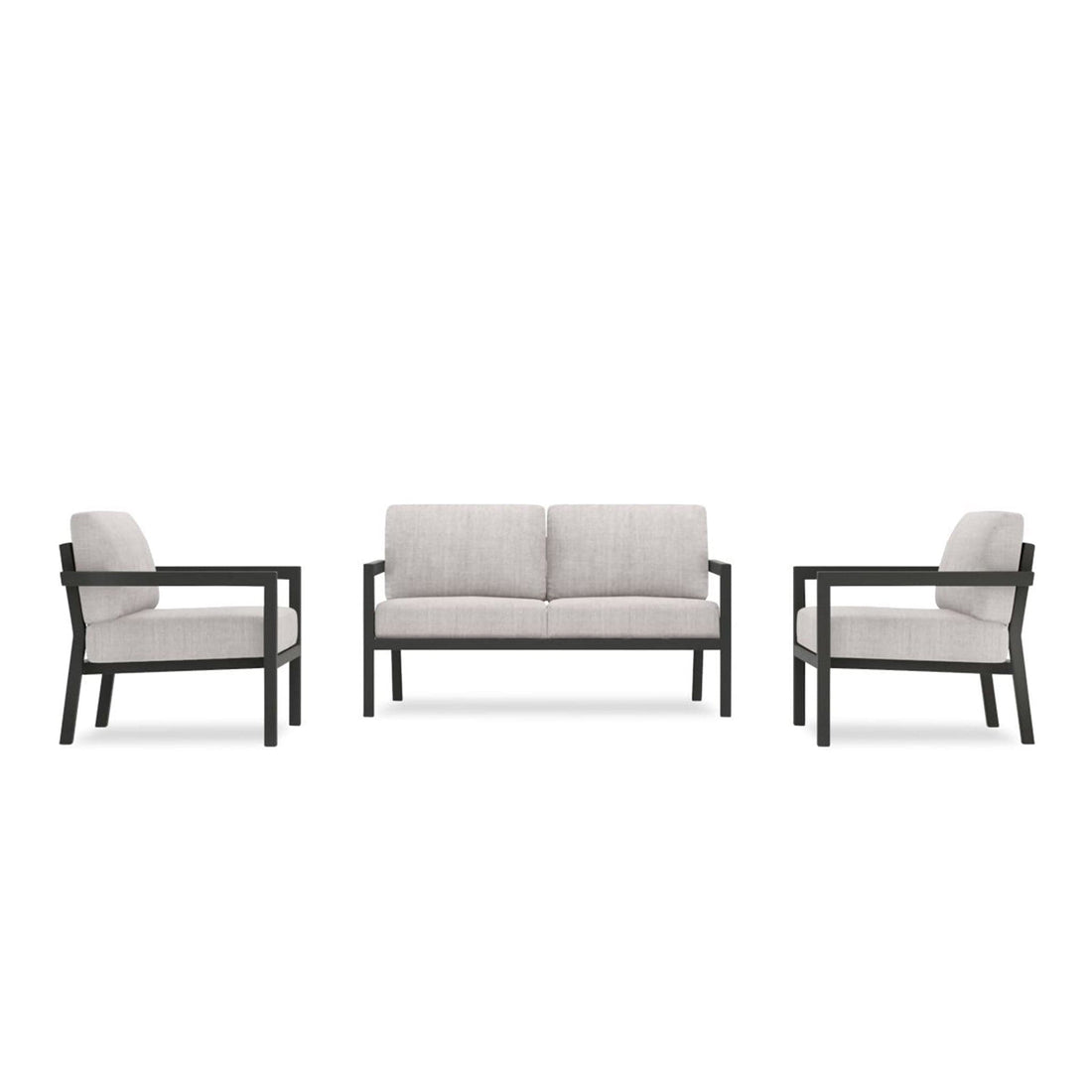 Pacifica 3 Piece Loveseat Set