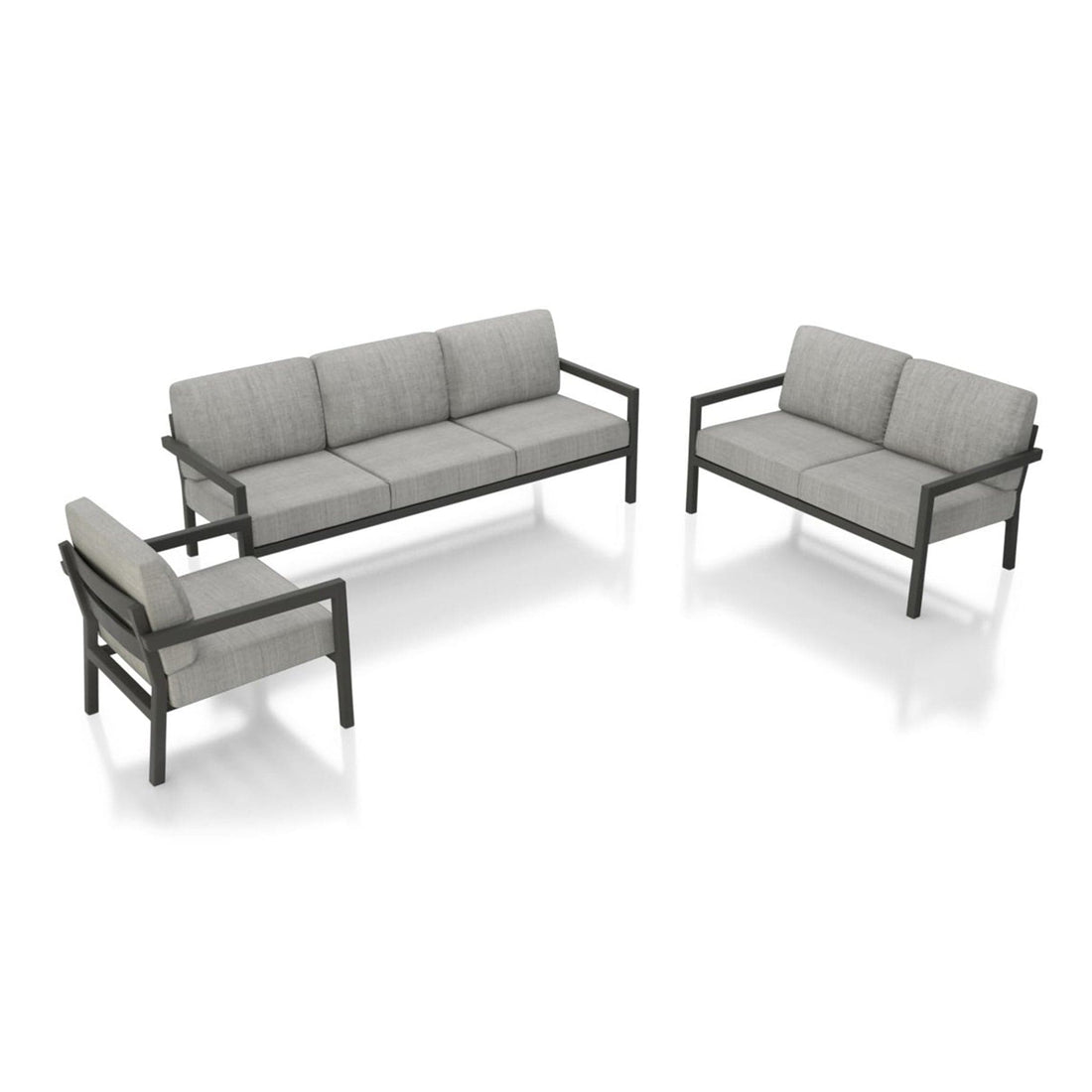 Pacifica 3 Piece Sofa Loveseat Set