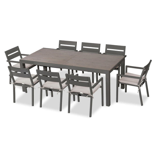 Pacifica 9 Piece Extendable Dining Set