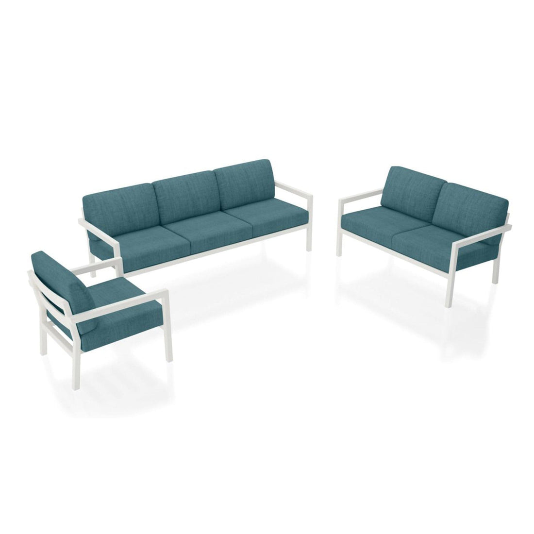 Pacifica 3 Piece Sofa Loveseat Set