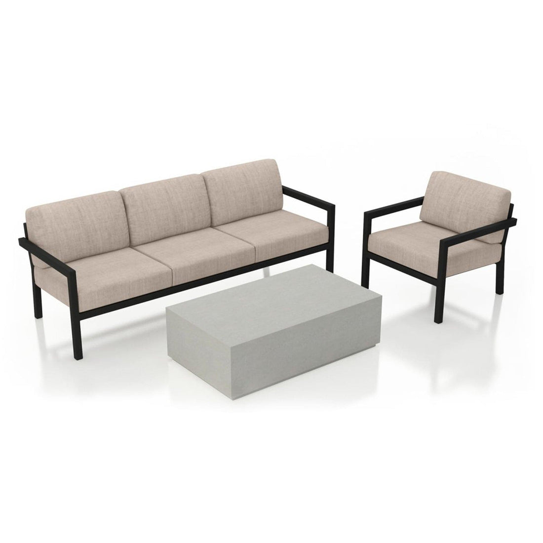 Pacifica Mason 3 Piece Sofa Set