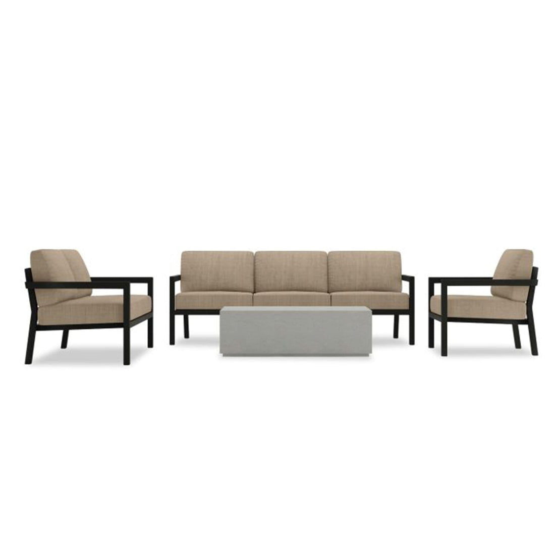 Pacifica Mason 4 Piece Sofa Loveseat Set