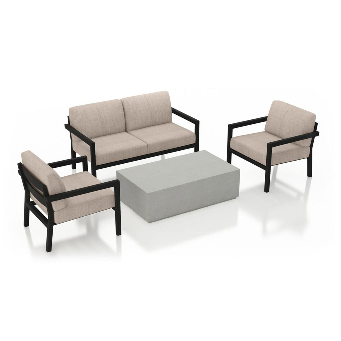 Pacifica Mason 4 Piece Sofa Set