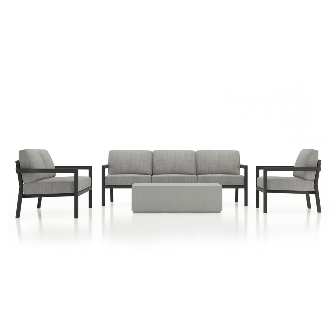 Pacifica Mason 4 Piece Sofa Loveseat Set