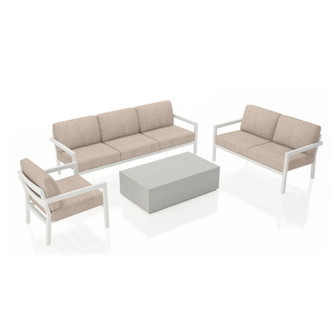 Pacifica Mason 4 Piece Sofa Loveseat Set