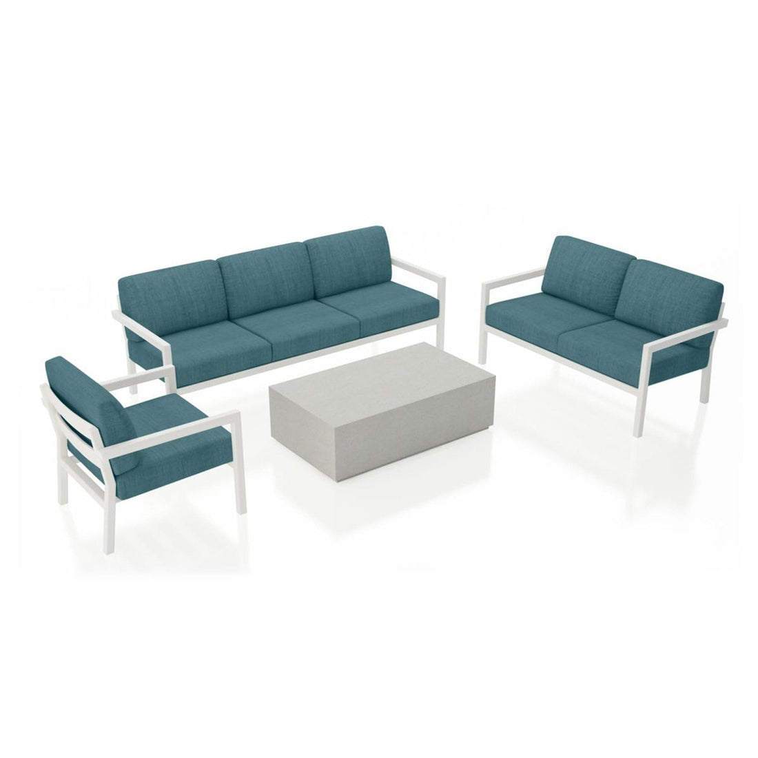 Pacifica Mason 4 Piece Sofa Loveseat Set