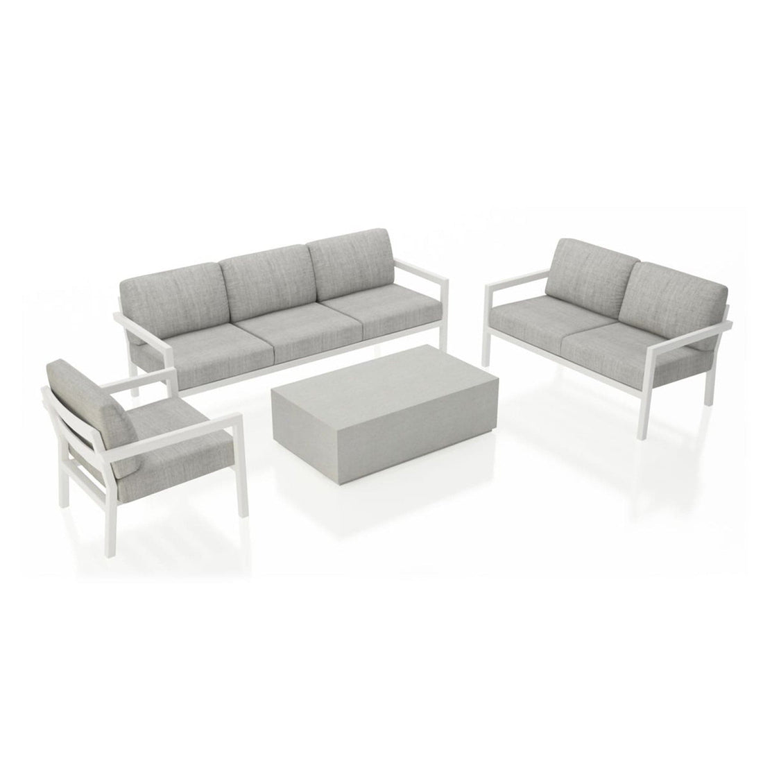 Pacifica Mason 4 Piece Sofa Loveseat Set