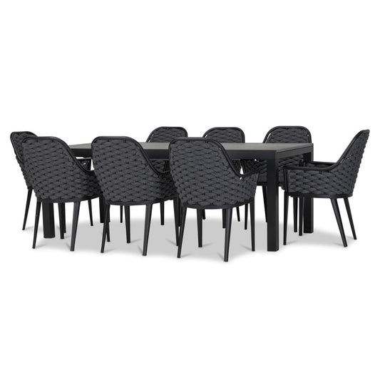  Parlor 9 Piece Extendable Dining Set 