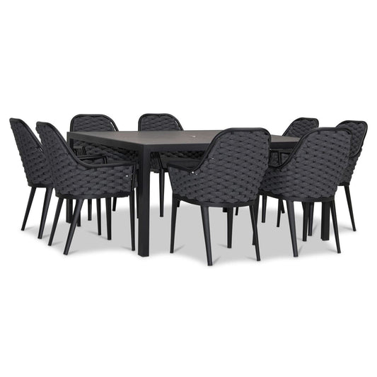  Parlor 9 Piece Square Dining Set 