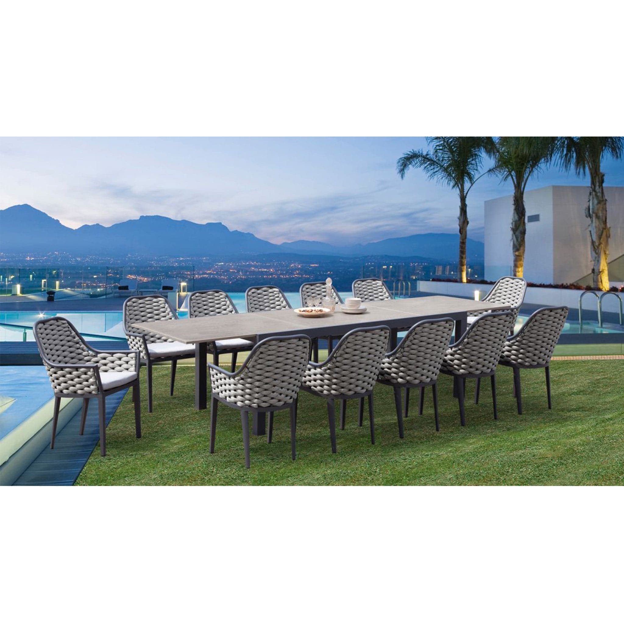 Parlor 13 Piece Extendable Dining Set