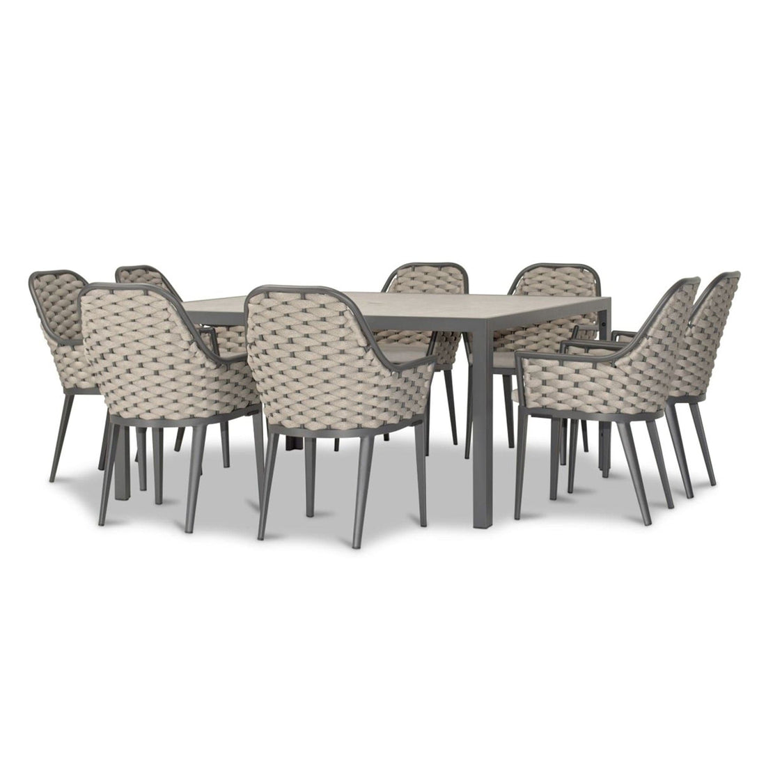 Parlor 9 Piece Square Dining Set