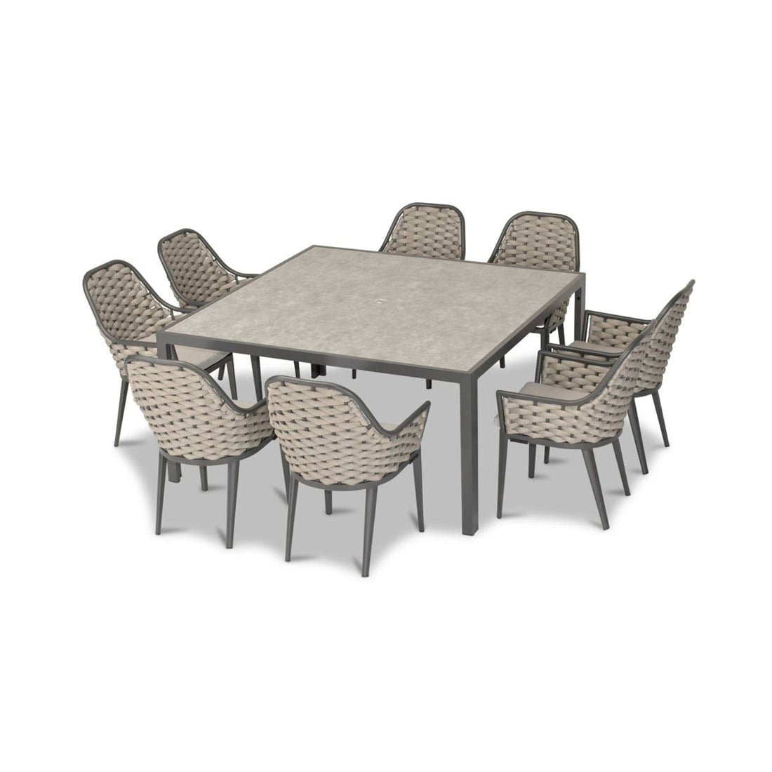 Parlor 9 Piece Square Dining Set