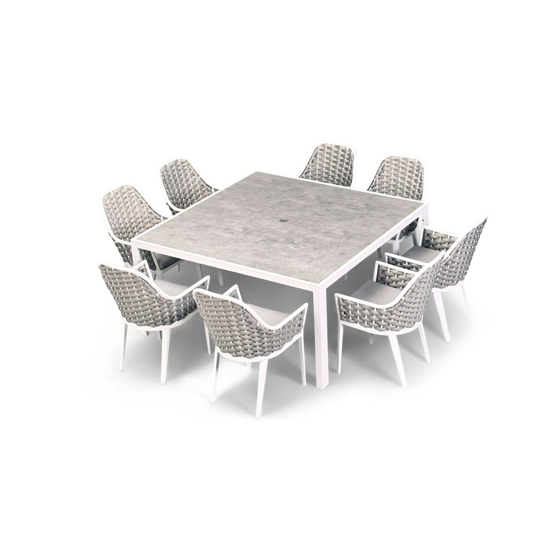 Parlor 9 Piece Square Dining Set