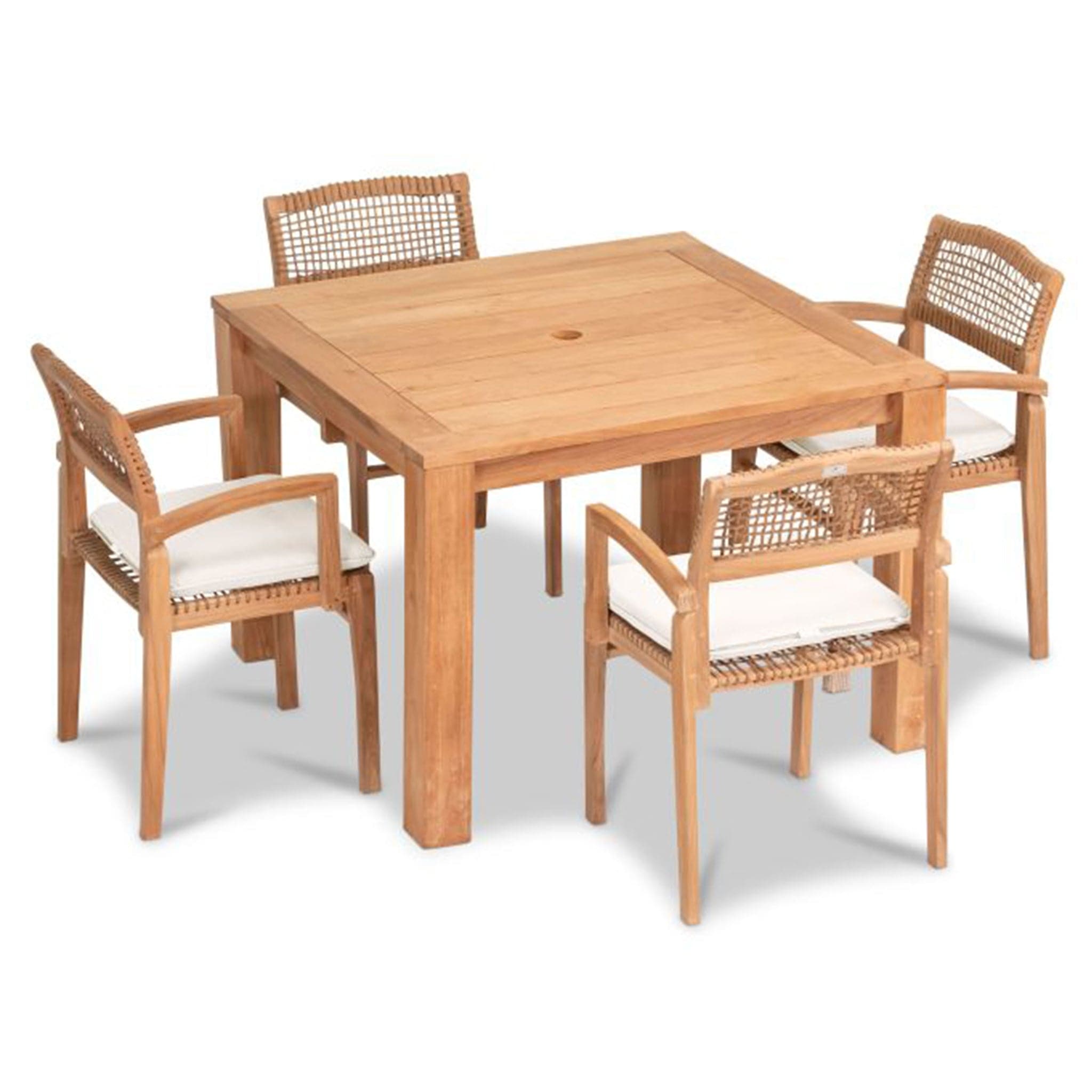 Sands 5 Piece Arm Dining Set