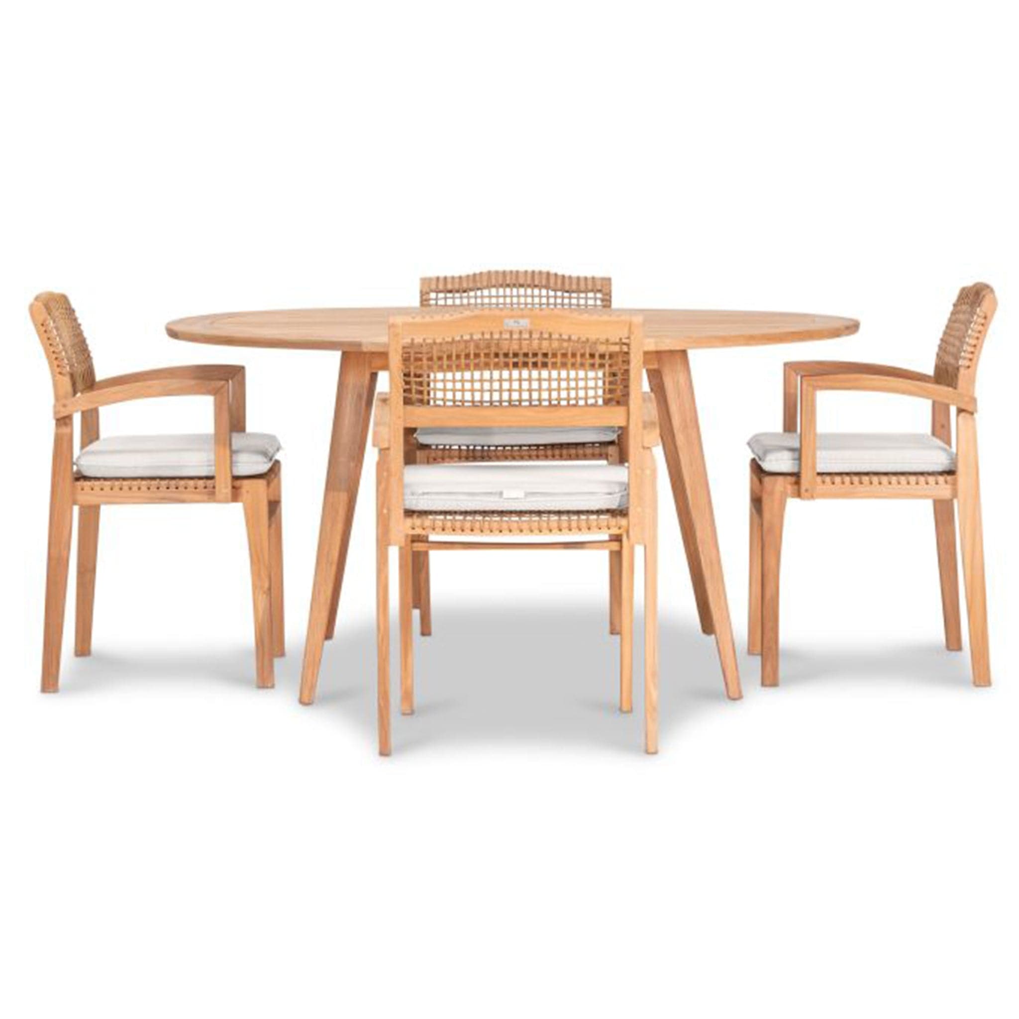 Sands 5 Piece Arm Round Dining Set