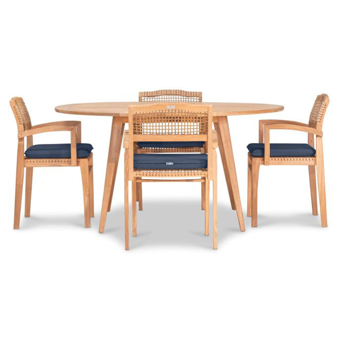 Sands 5 Piece Arm Round Dining Set