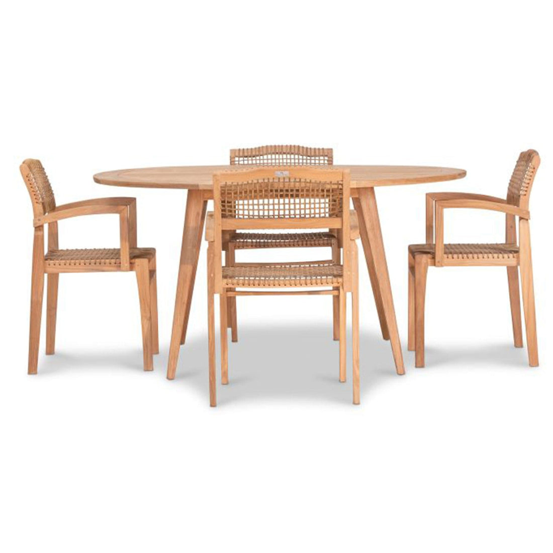 Sands 5 Piece Arm Round Dining Set