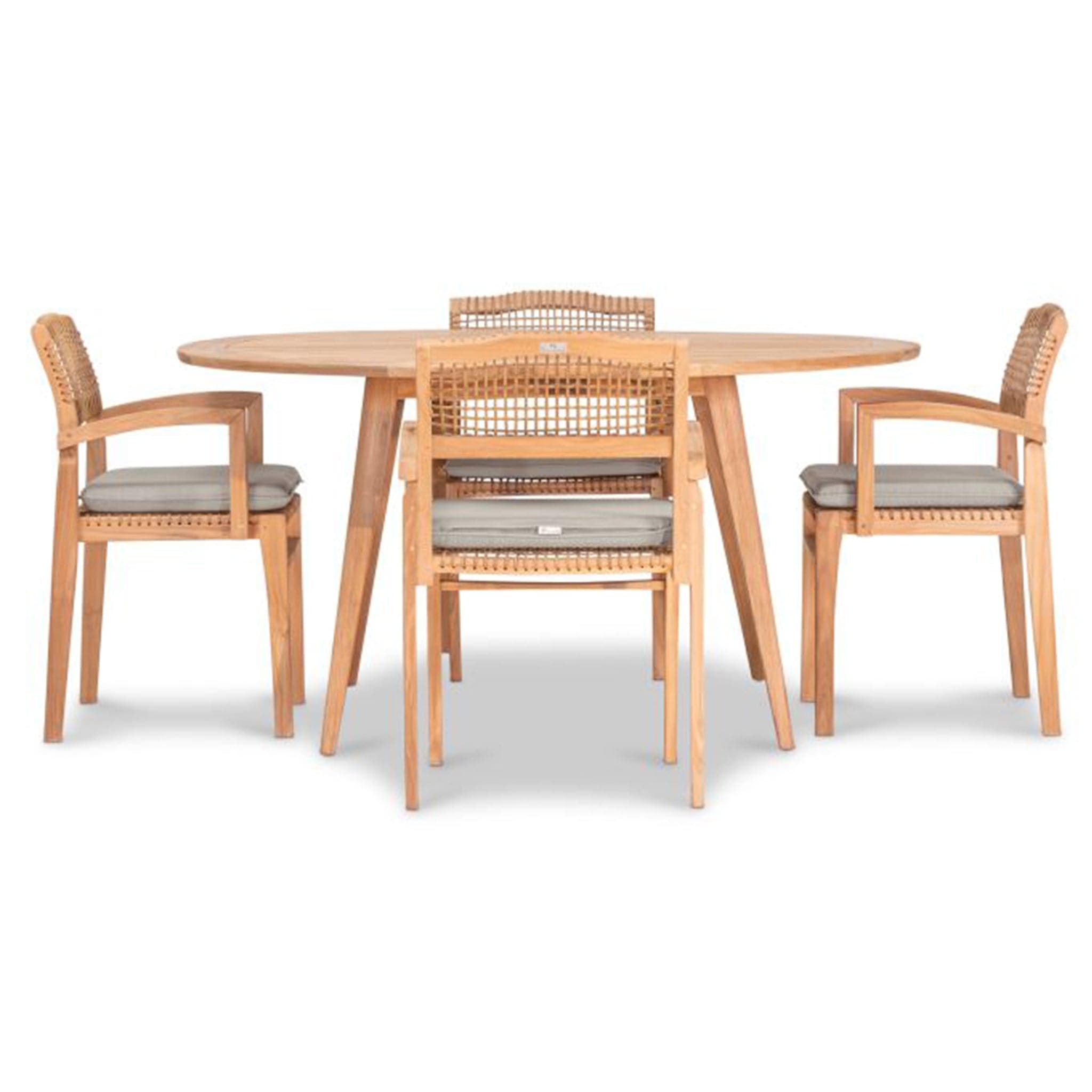 Sands 5 Piece Arm Round Dining Set