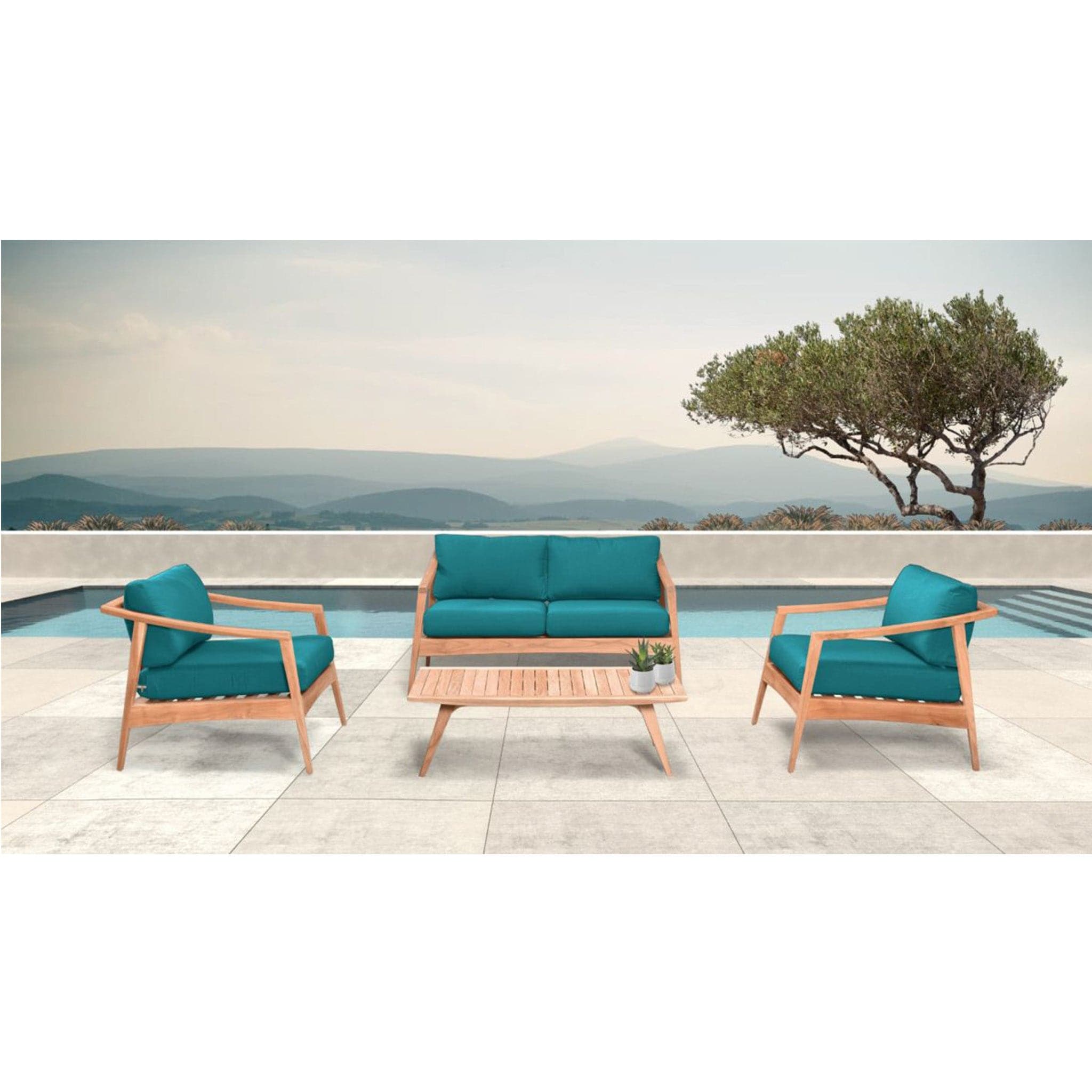 Tango 4 Piece Loveseat Set