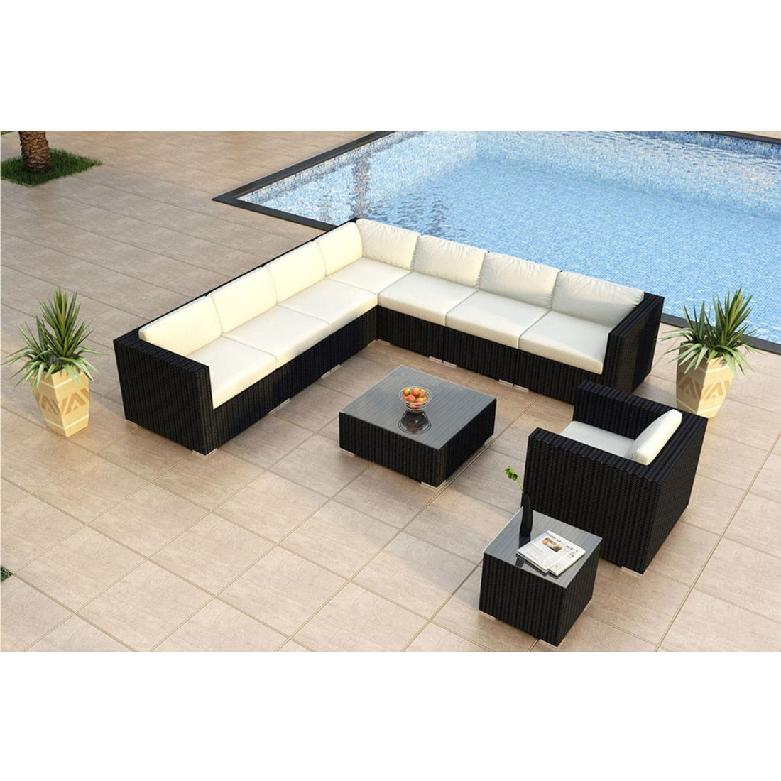 Urbana 10 Piece Club Chair Sectional Set