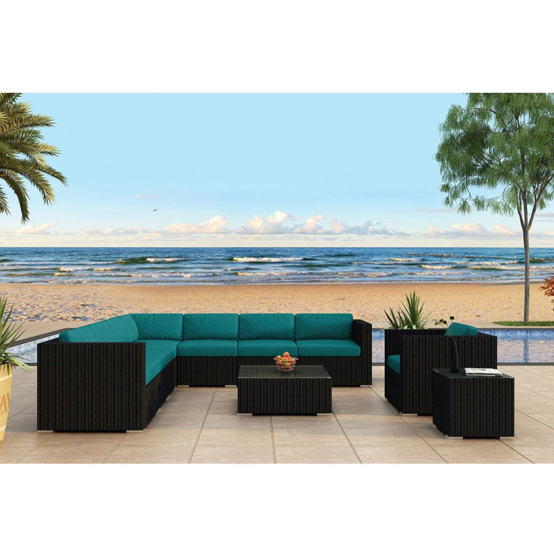 Urbana 10 Piece Club Chair Sectional Set