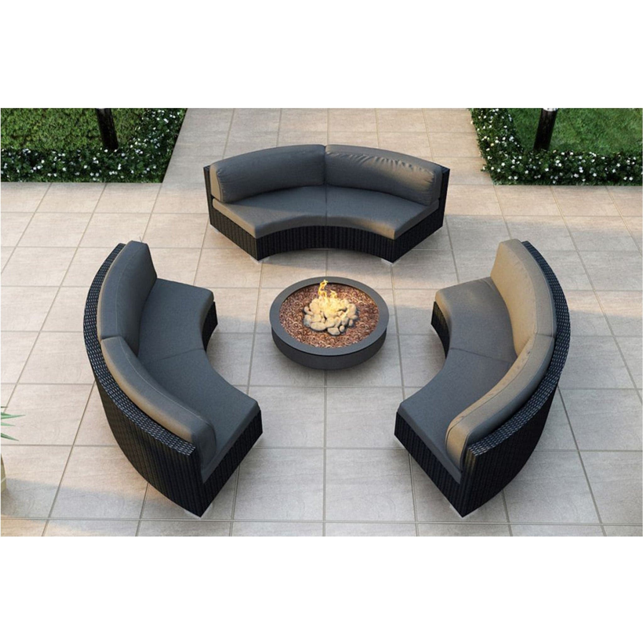 Urbana 3 Piece Curve Sectional Set