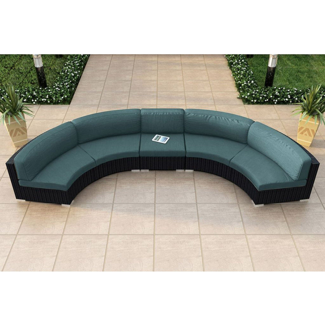 Urbana 3 Piece Extended Curve Sectional Set