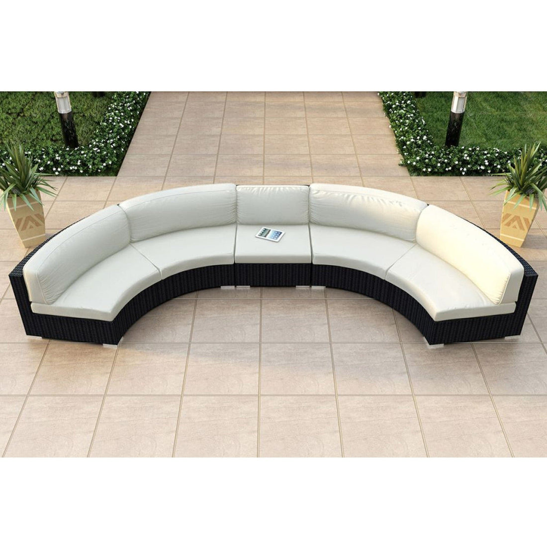 Urbana 3 Piece Extended Curve Sectional Set