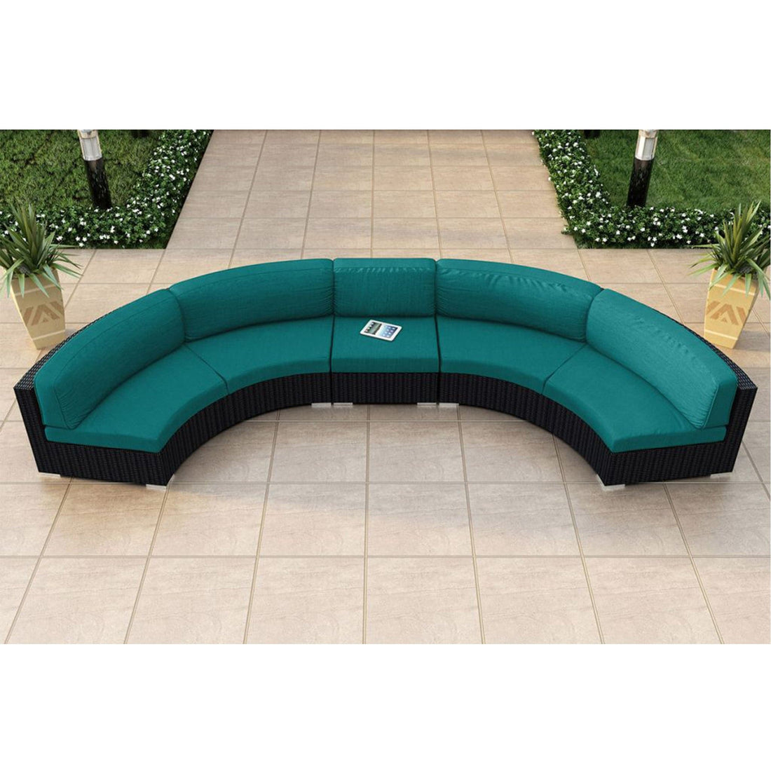 Urbana 3 Piece Extended Curve Sectional Set