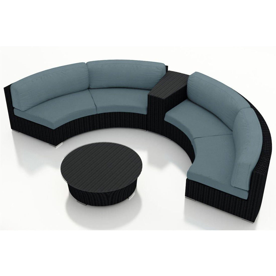 Urbana 4 Piece Curve Sectional Set