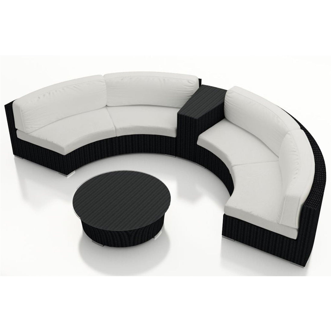 Urbana 4 Piece Curve Sectional Set