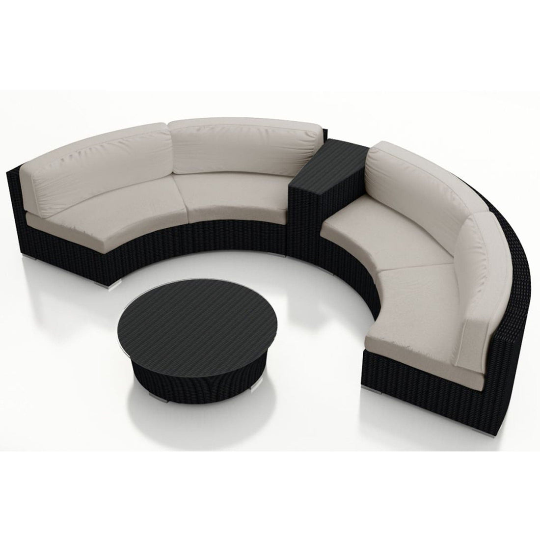 Urbana 4 Piece Curve Sectional Set