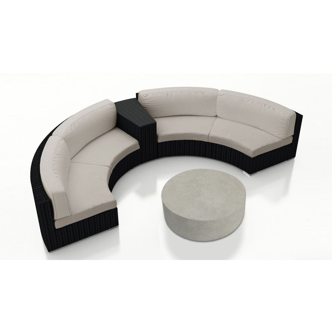 Urbana Mason 4 Piece Curve Sectional Set