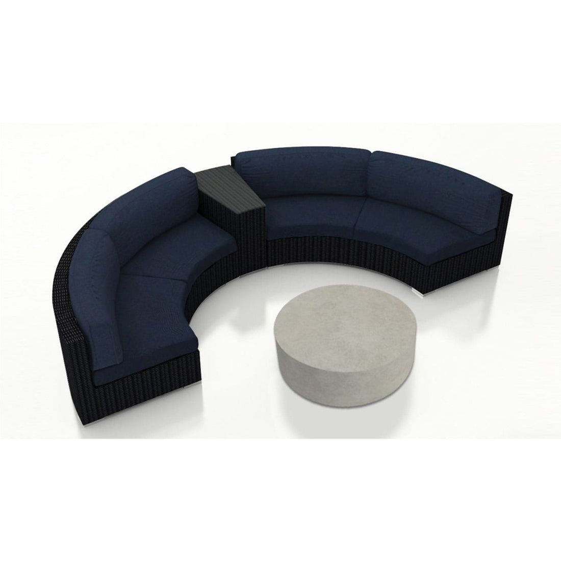 Urbana Mason 4 Piece Curve Sectional Set