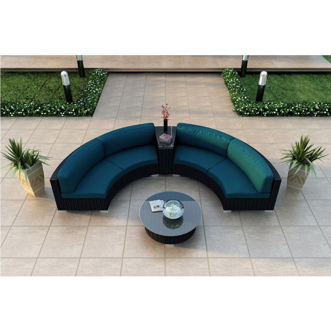 Urbana 4 Piece Curve Sectional Set