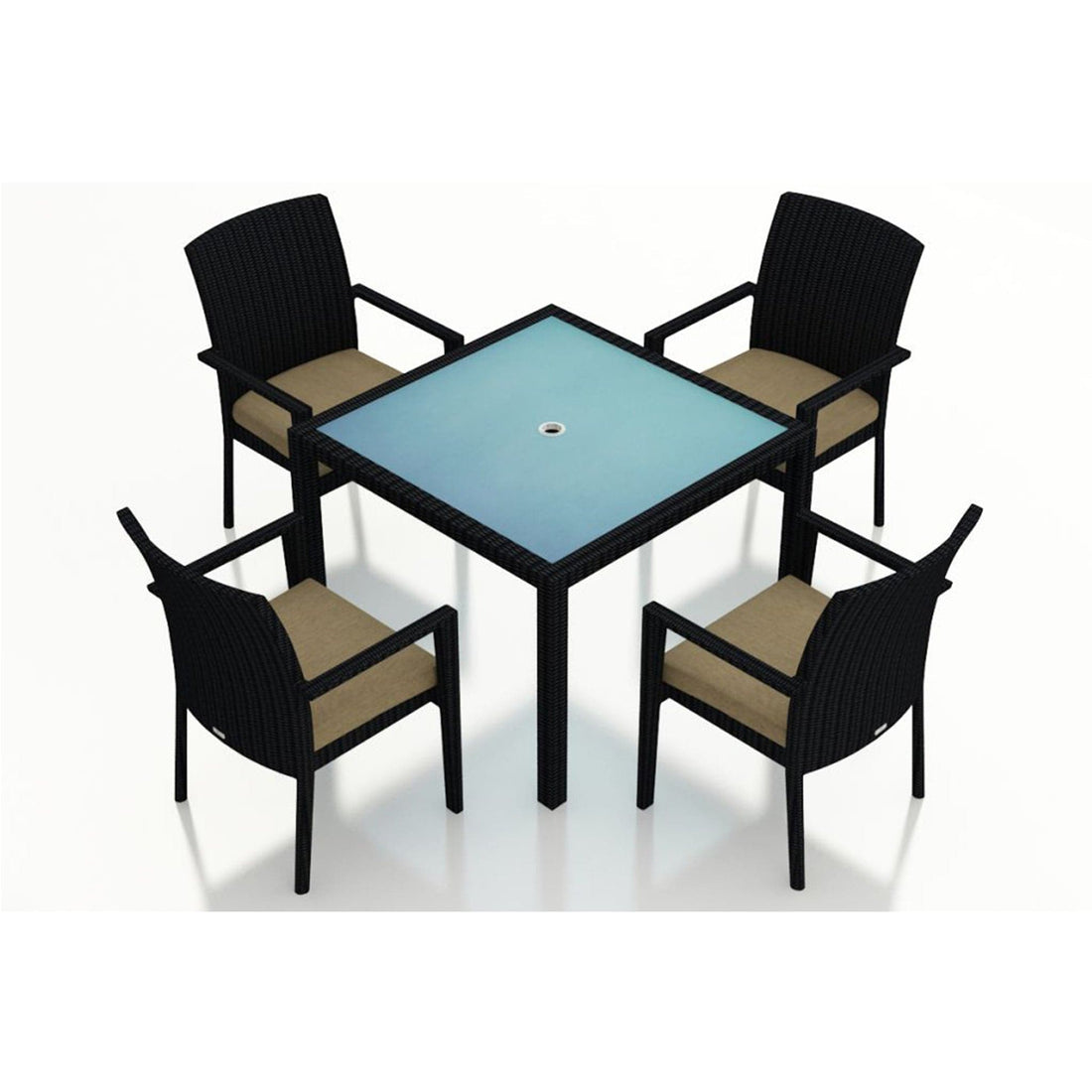 Urbana 5 Piece Arm Dining Set