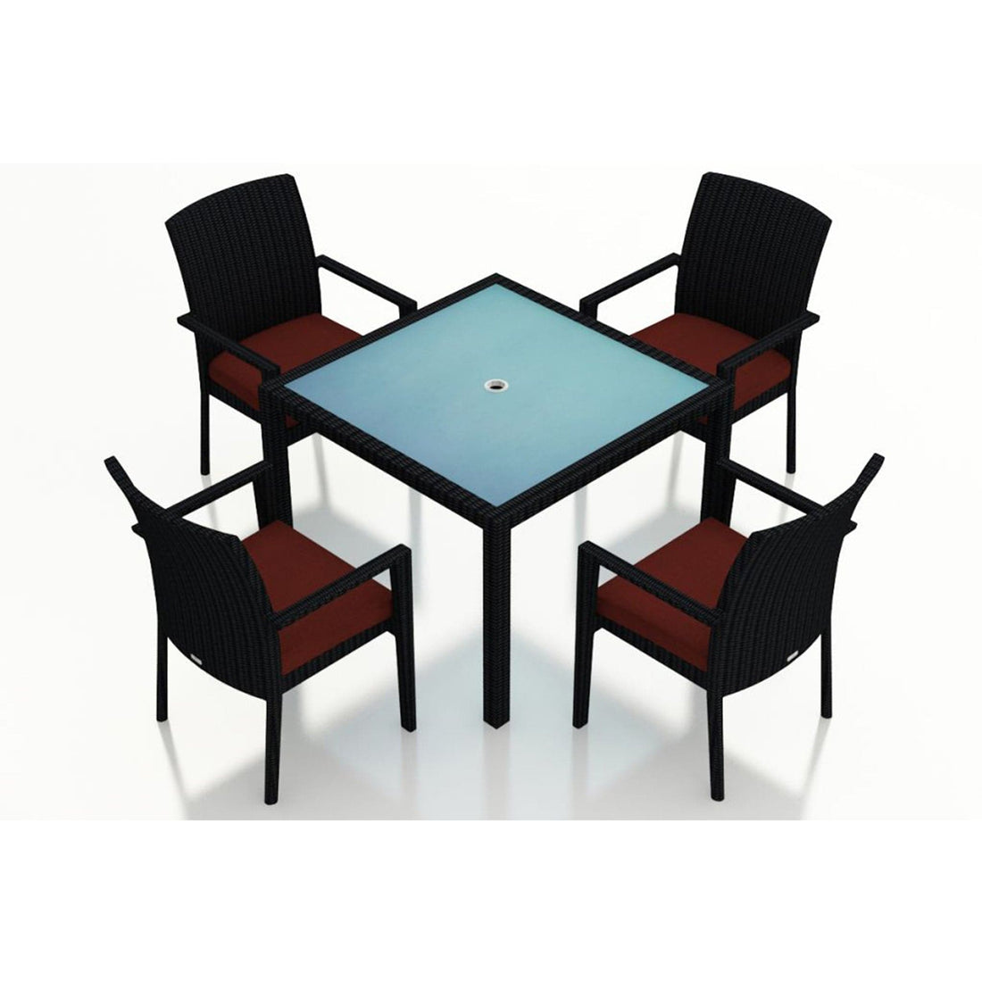 Urbana 5 Piece Arm Dining Set