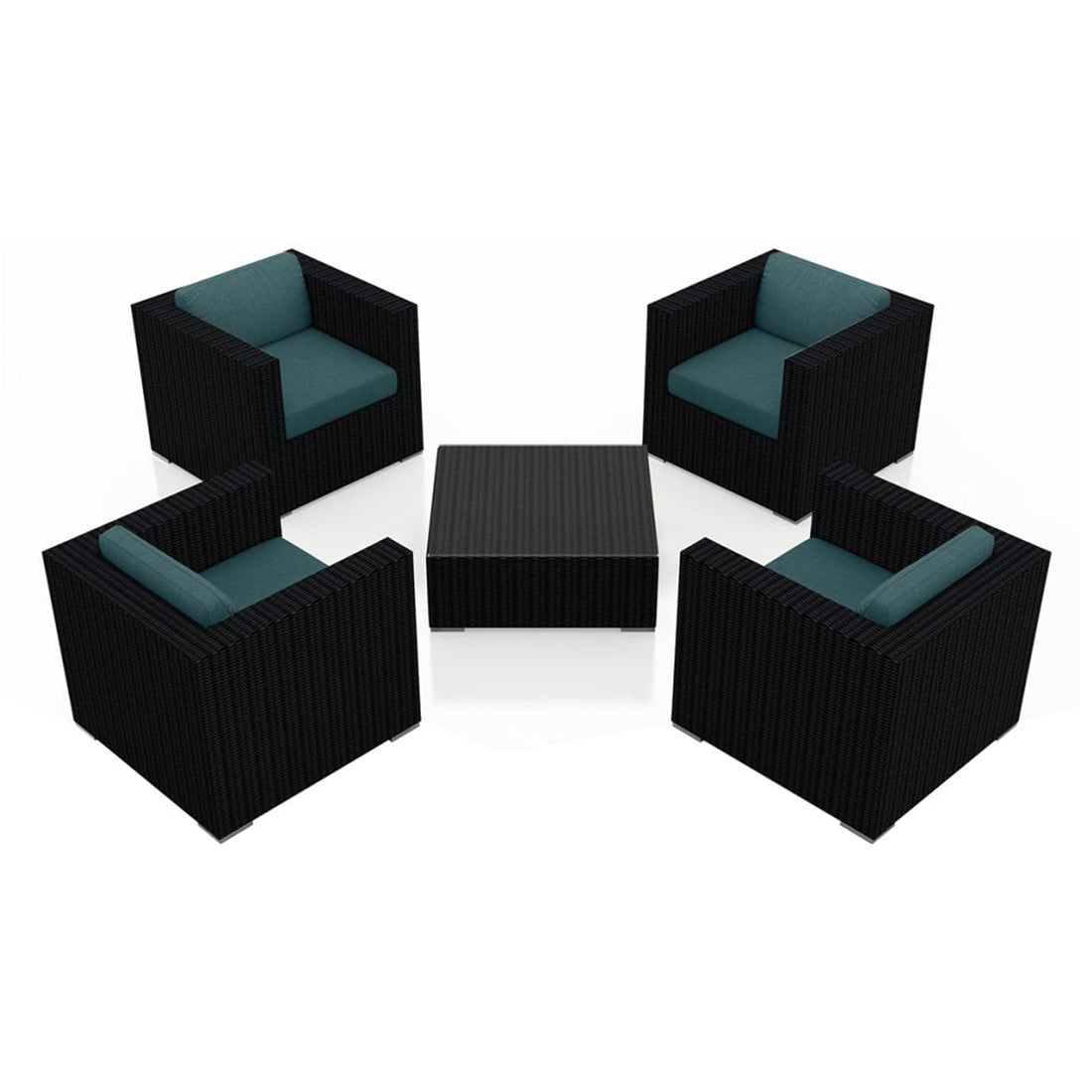 Urbana 5 Piece 4-Seat Club Chair Set