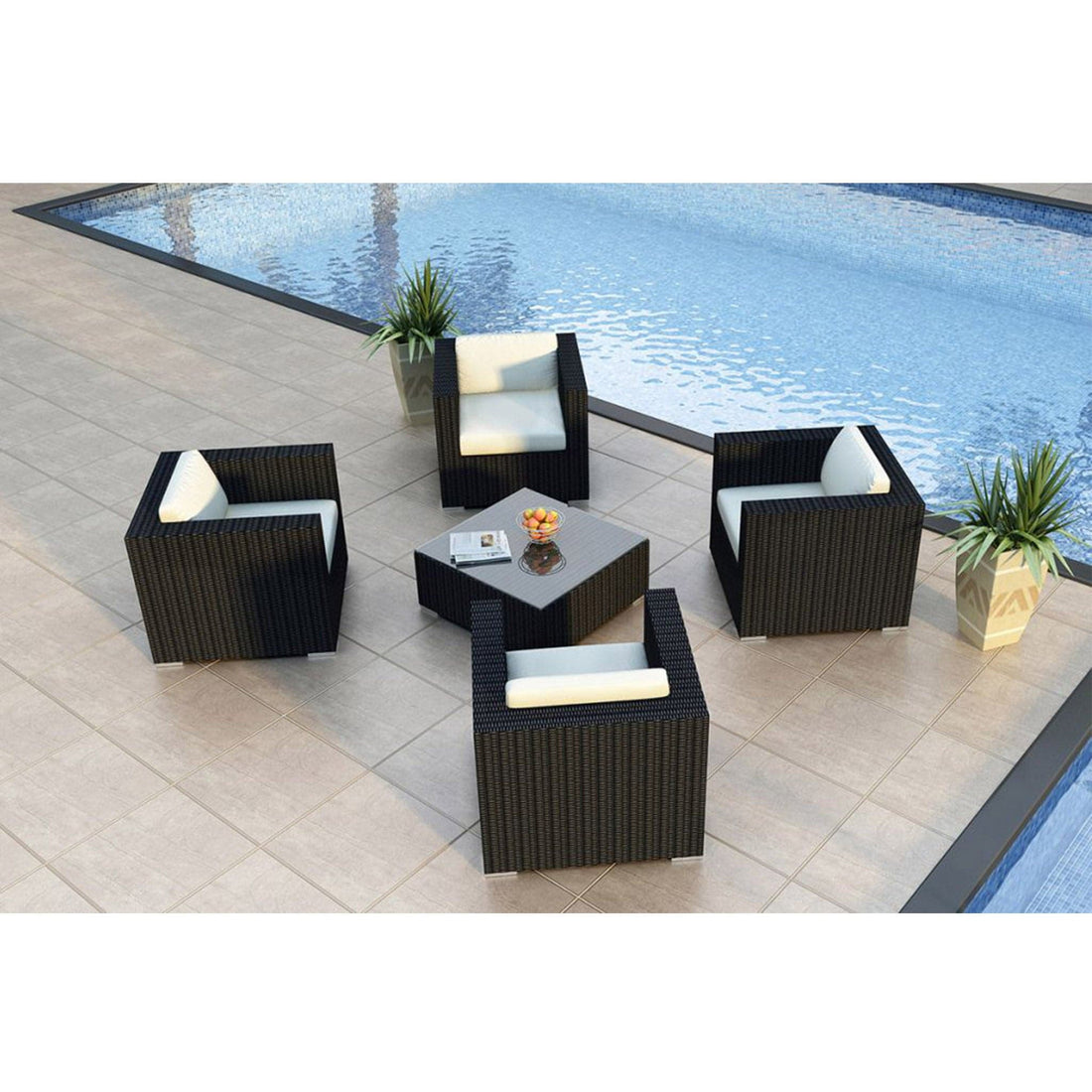 Urbana 5 Piece 4-Seat Club Chair Set