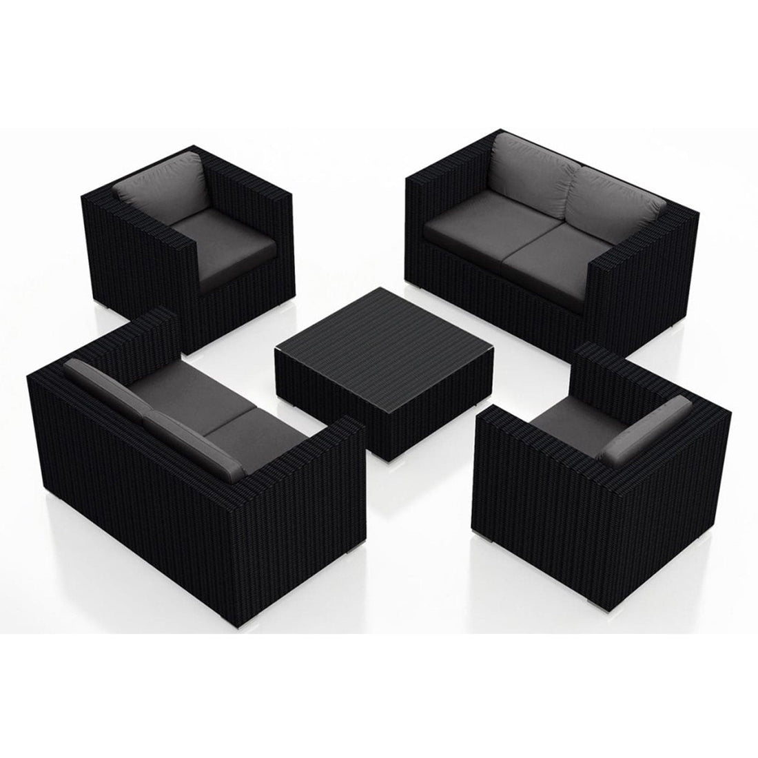 Urbana 5 Piece Double Loveseat Set