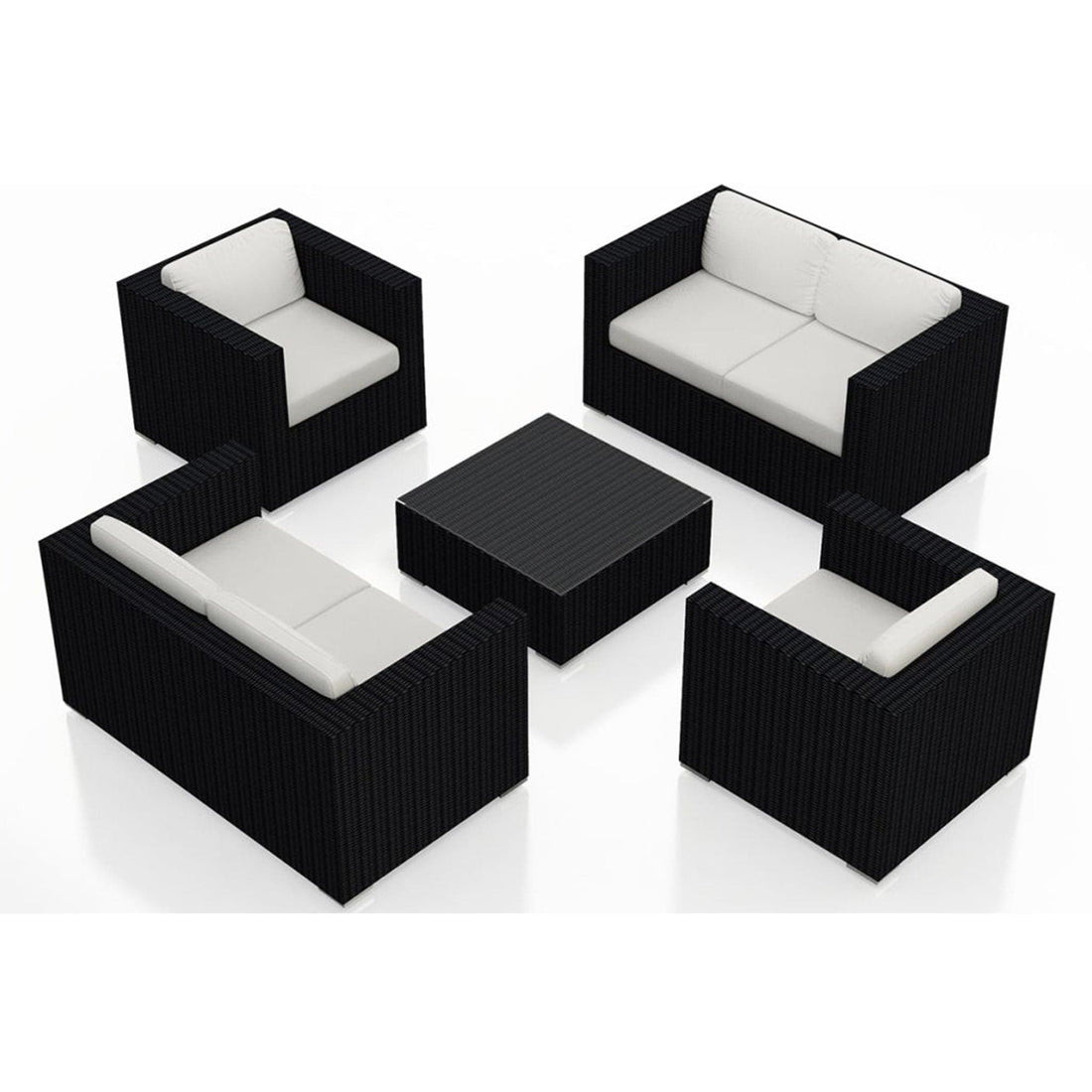 Urbana 5 Piece Double Loveseat Set