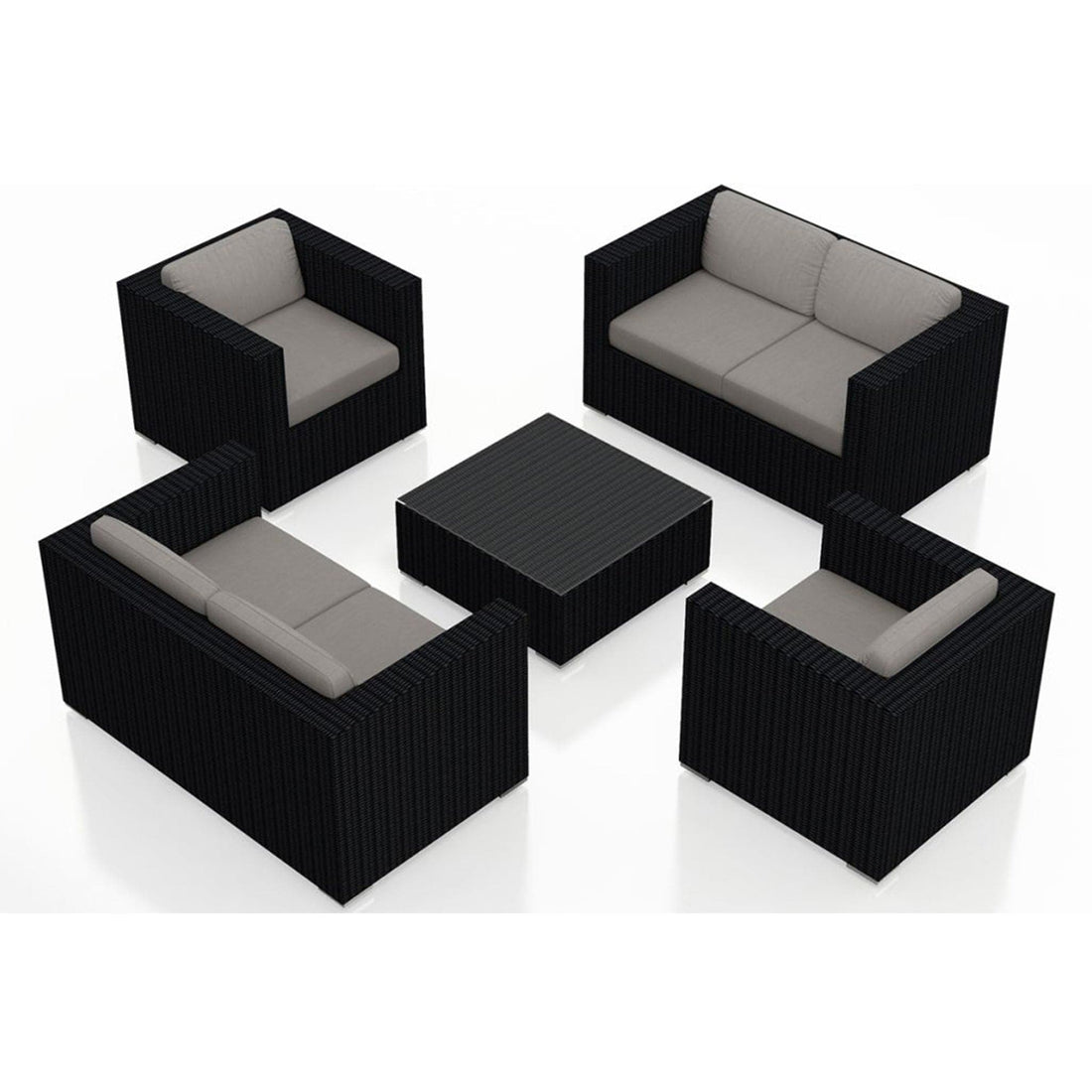 Urbana 5 Piece Double Loveseat Set