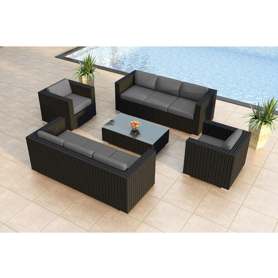 Urbana 5 Piece Double Sofa Set