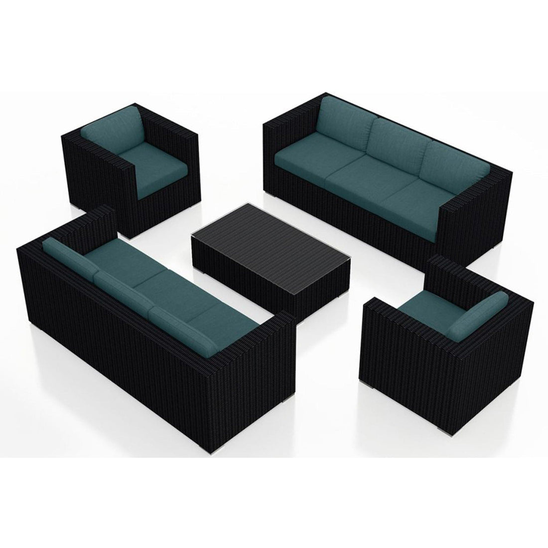 Urbana 5 Piece Double Sofa Set