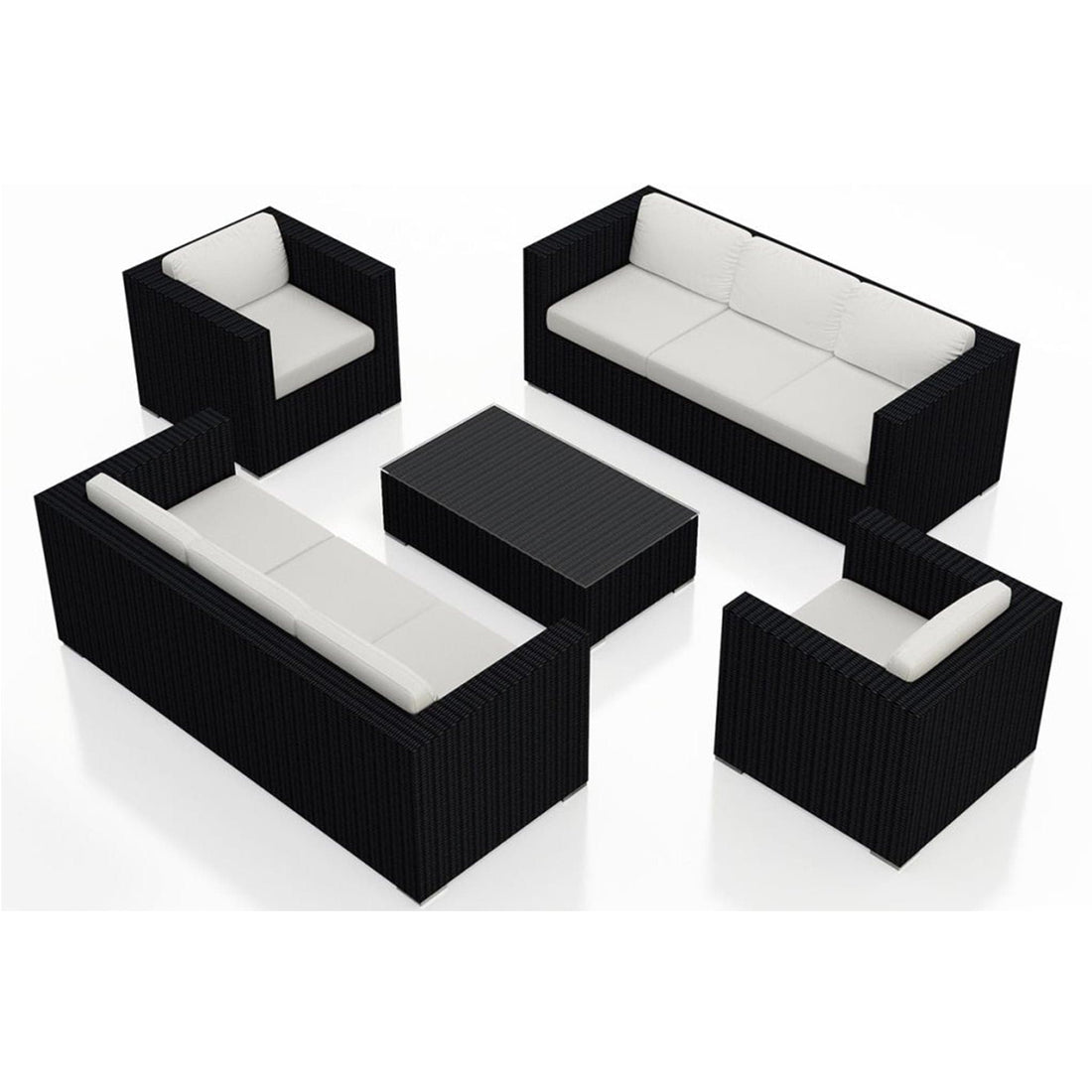 Urbana 5 Piece Double Sofa Set