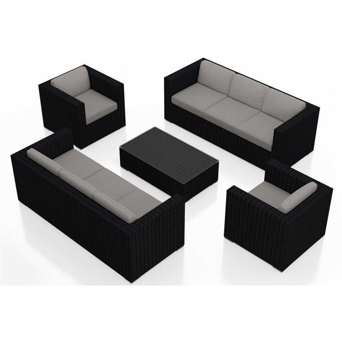 Urbana 5 Piece Double Sofa Set