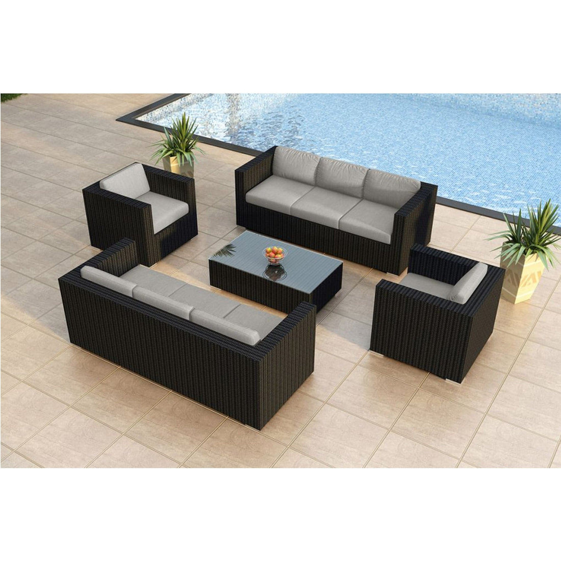 Urbana 5 Piece Double Sofa Set