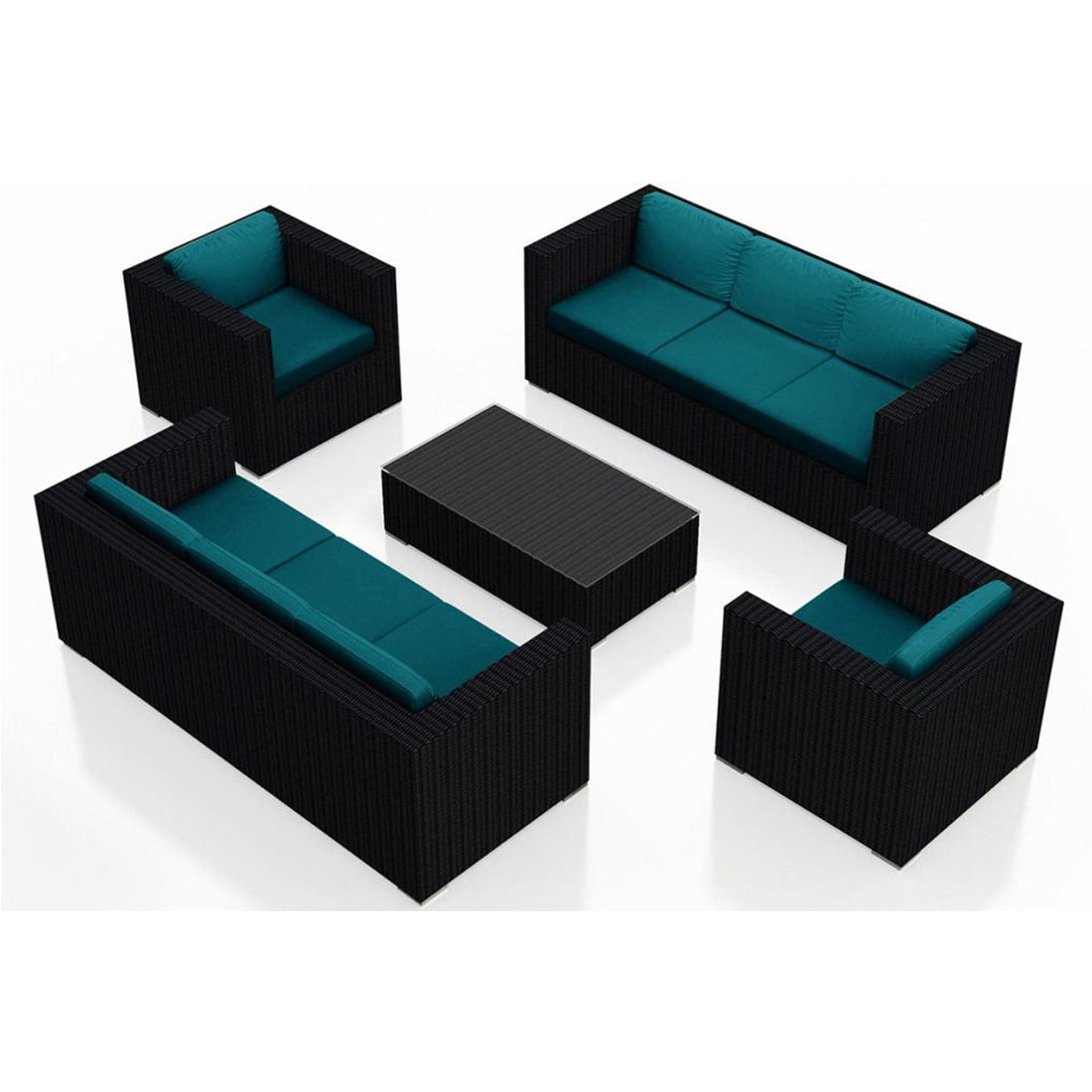 Urbana 5 Piece Double Sofa Set